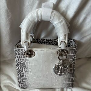 NEW Leather Small Snake Print Purse
